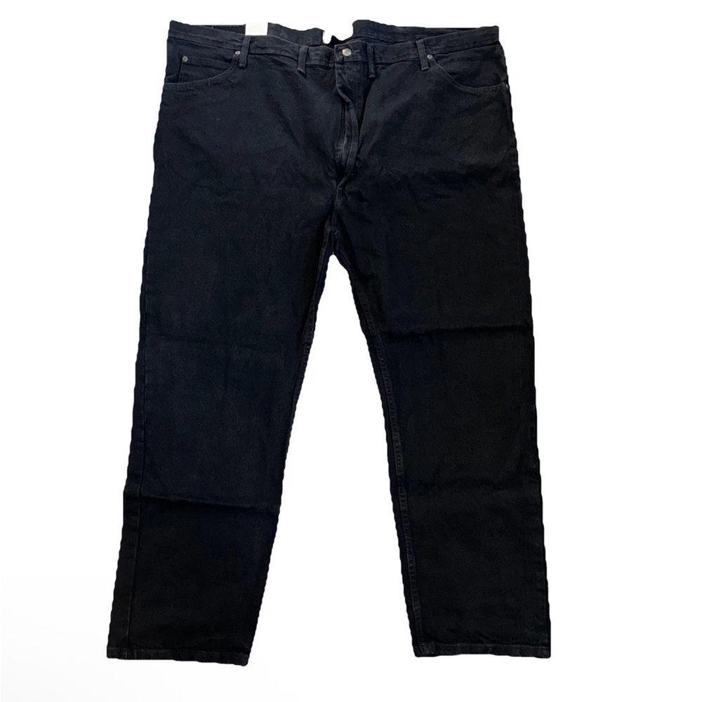 Wrangler Authentics Men's Denim Cotton Blend Jeans 56x32 , Black